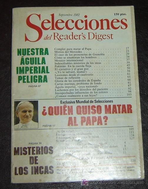 Libros: READERS DIGEST - Septiembre 1982 - Foto 1