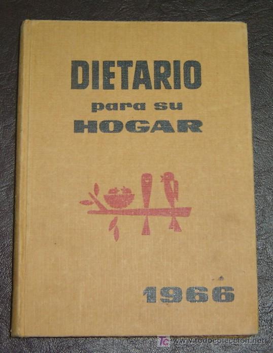 Libros: DIETARIO PARA SU HOGAR A&Ntilde;O 1966 - Utilgraf Modelo 62 - Foto 1