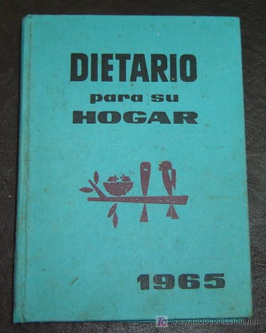 Libros: DIETARIO PARA SU HOGAR A&Ntilde;O 1965 - Utilgraf Modelo 62 - Foto 1