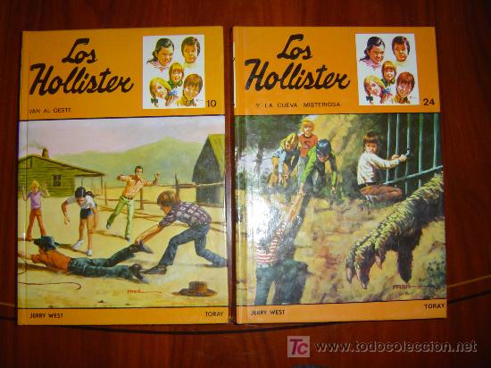 Libros: 2 libros de Los Hollister  de Jerry West ediciones Toray n&ordm; 10 y 24 - Foto 1