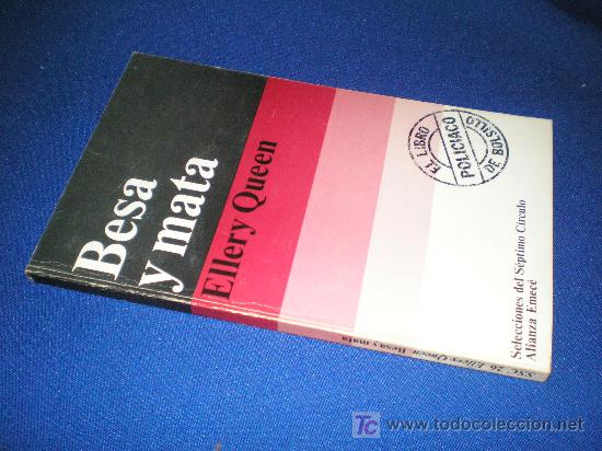 Libros: BESA A MATA - ELLERY QUEEN - ALIANZA EDITORIAL 1975. - Foto 1