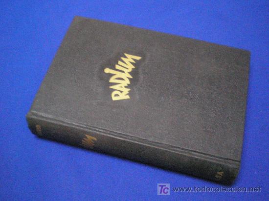 Libros: RADIUM - RODOLFO BRUNNGRABER - EDICIONES HYMSA 1943. 1&ordf; ED. - Foto 1