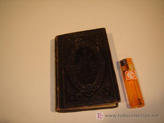 Libros: misal antiguo de mano con tapas preciosas a&ntilde;os 40