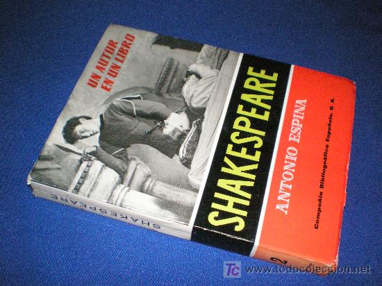 Libros: SHAKESPEARE - ANTONIO ESPINA - Foto 1
