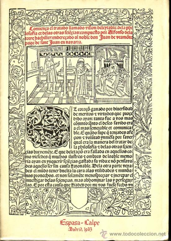 Libros: VISION DELEYTABLE. Alfonso de la TORRE. - Foto 1