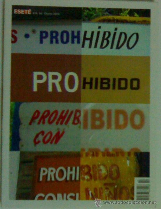 Libros: Revista ESETE: PROHIBIDO - Foto 1