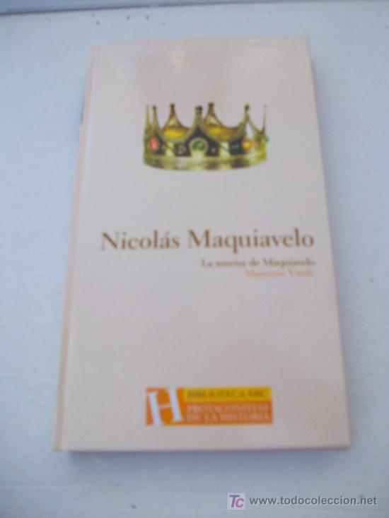 Libros: Biblioteca ABC (Protagonistas de la Historia).    NICOLAS  MAQUIAVELO - Foto 1