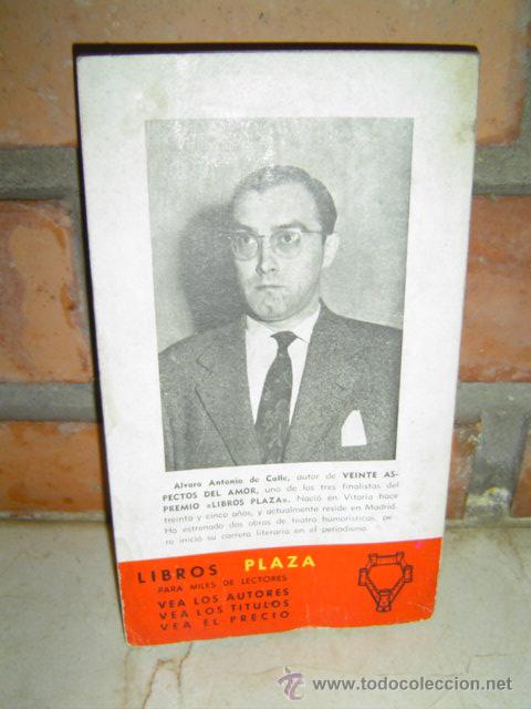 Libros: VEINTE ASPECTOS DEL AMOR - ALVARO A. DE CALLE .1957 - Foto 2