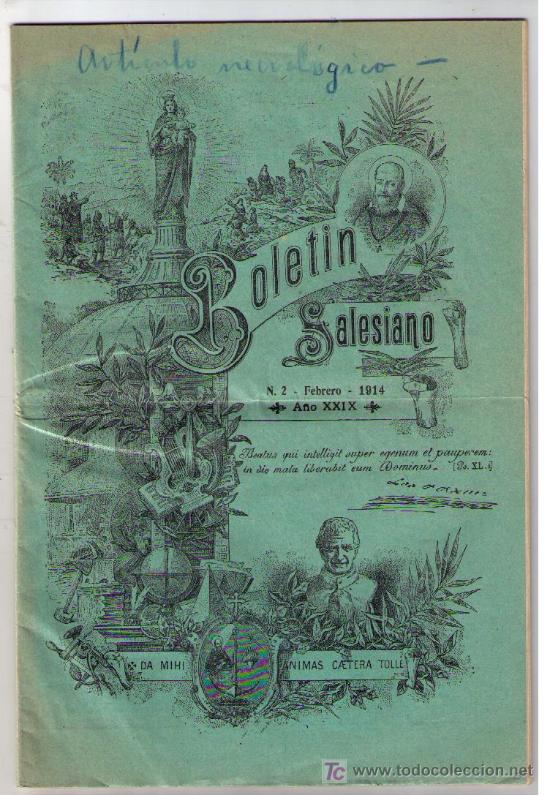 Libri di seconda mano: Bolet&iacute;n Salesiano n&ordm; 2. Febrero de 1914.