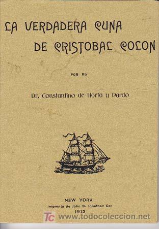 Libros: LA VERDADERA CUNA DE CRISTOBAL COLON