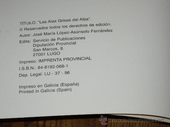 Libros: LAS ALAS GRISES DEL ALBA - Foto 2