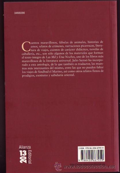 Libros: LAS MIL Y UNA NOCHES: ANTOLOGIA. - Foto 2