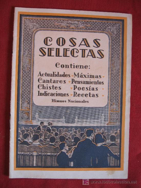 Libros: COSAS SELECTAS - Foto 1