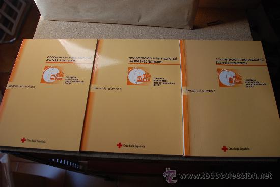 Libros: Cooperacion Internacional Cruz Roja ( 3 manuales) - Foto 1
