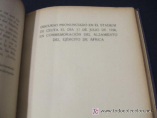 Libros: SIETE DISCURSOS - A&Ntilde;O 1938 - RAMON SERRANO SU&Ntilde;ER - Foto 6