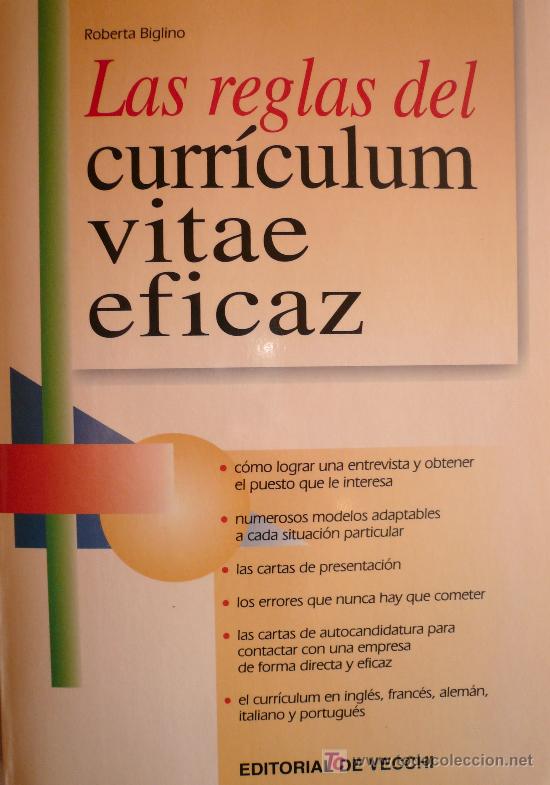 Libros: LAS REGLAS DEL CURRICULUM VITAE EFICAZ / ROBERTA BIGLINO - Foto 1