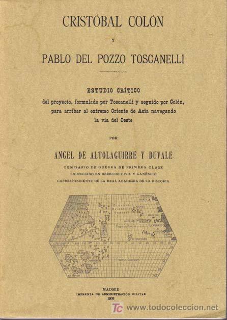 Libros: CRISTOBAL COLON Y PABLO DEL POZO TOSCANELLICRISTOBAL COLON Y PABLO DEL POZO TOSCANELLI