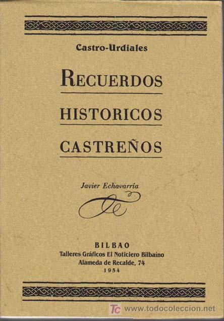 Libros: RECUERDOS HISTORICOS CASTRE&Ntilde;OS - Foto 1