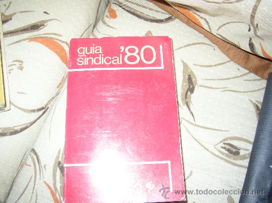 Libros: GUIA SINDICAL USO 1980 - Foto 1