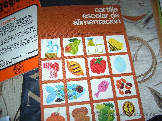 Libros: CARTILLA ESCOLAR DE ALIMENTACION - Foto 1