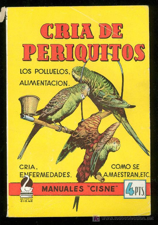 Libros: CRIA DE PERIQUITOS. MANUALES CISNE. GAMMA LAMBDA. - Foto 1