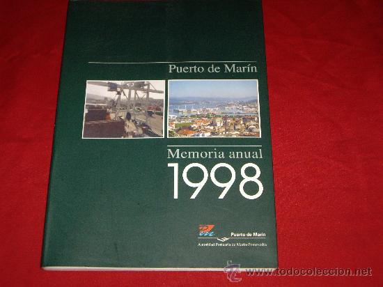 Libros: MEMORIA ANUAL DEL PUERTO DE MARIN A&Ntilde;O 1998 - Foto 1