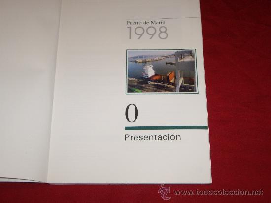 Libros: MEMORIA ANUAL DEL PUERTO DE MARIN A&Ntilde;O 1998 - Foto 2