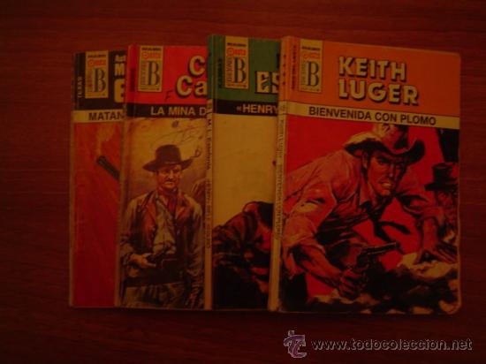 Libros: LOTE DE  4 REVISTAS DE BOLSILIBRO OESTE EDICIONES B N&ordm; 435-323-236-1059