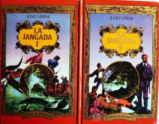 Libros: JULIO VERNE / LA JANGADA (LOS DOS TOMOS) - Foto 1