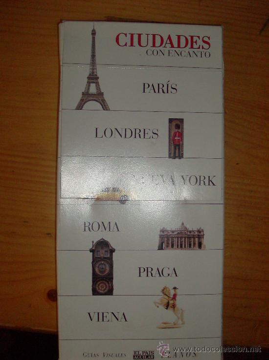 Libros: LIBRO CIUDADE CON ENCANTO, MAPAS DE CADA CIUDAD EL PAIS AGUILAR - Foto 1
