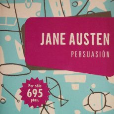 Libros: JANE AUSTEN / PERSUASIÓN / (REF: 1420-01)