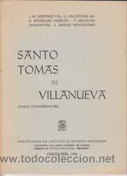 Libros: SANTO TOMAS DE VILLANUEVA - Cinco Conferencias - Foto 1