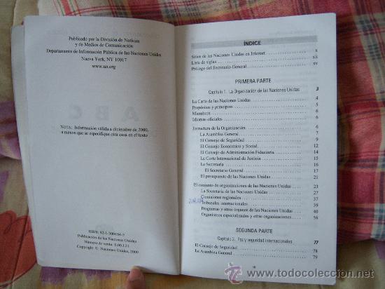 Libros: ABC DE LAS NACIONES UNIDAS - Foto 4