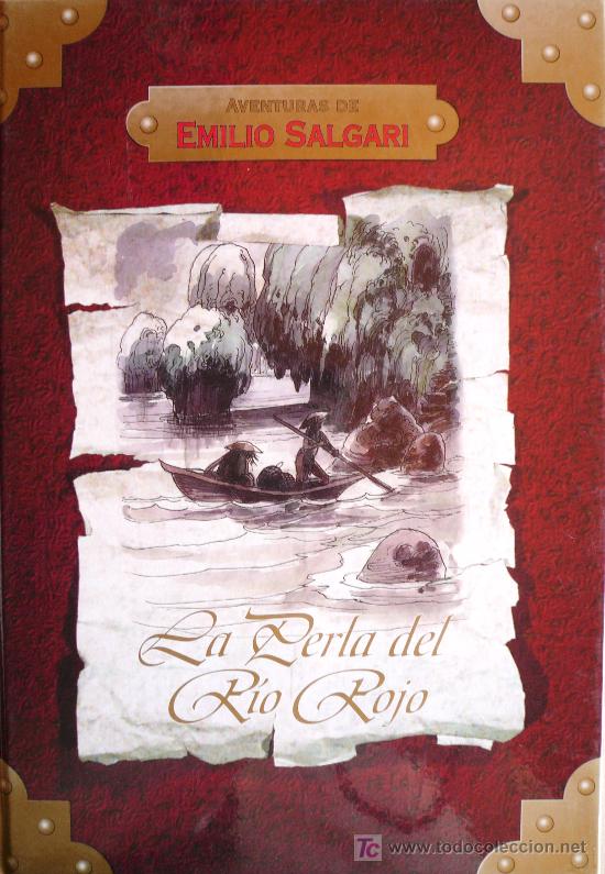 Libros: EMILIO SALGARI / LA PERLA DEL RIO ROJO / (REF:1838-01) - Foto 1