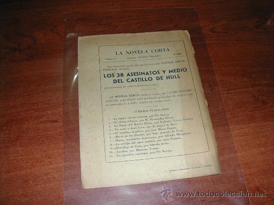 Libros: LA DONCELLA DE LA RISA Y EL LLANTO (TOM&Aacute;S BORR&Aacute;S) LA NOVELA CORTA, N&ordm; 12 - Foto 2