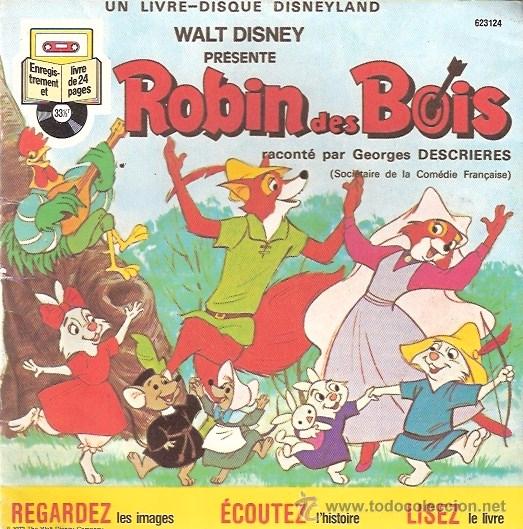 Libros: LIBRO - ROBIN DES BOIS - WALT DISNEY - EDICION FRANCESA - 1973 - Foto 1