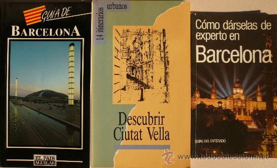 Libros: LOTE DE 3 GUIAS DE BARCELONA (D-490)