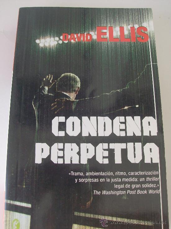 Libros: LIBRO CONDENA PERPETUA  POR  DAVID ELLIS - Foto 1