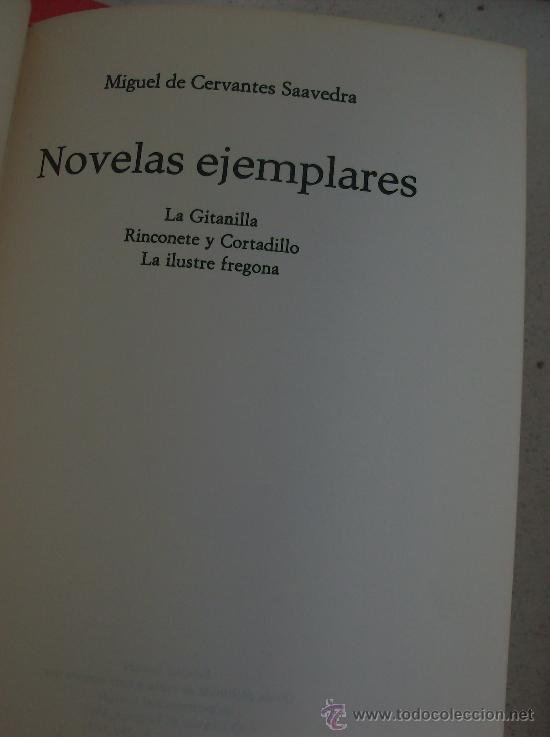 Libros: LIBRO  NOVELAS EJEMPLAES DE MIGUEL CERVANTES - Foto 1