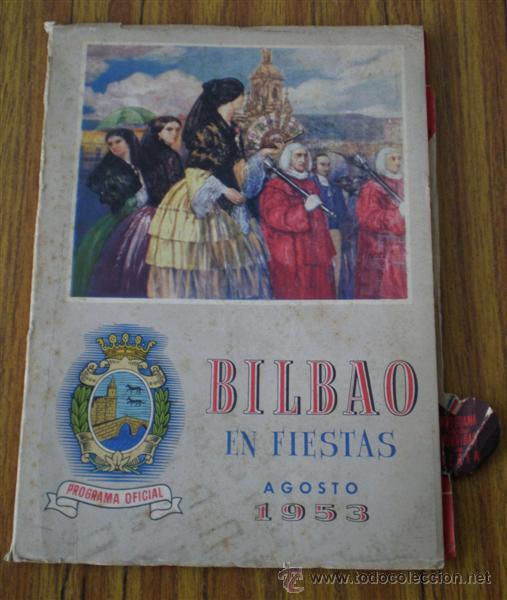 Libros: Programa fiestas de BILBAO 1953 - Foto 1
