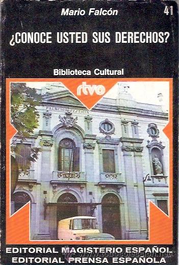 Libros: LIBRO - EDITORIAL PLANETA - RTVE - N&ordm; 41 - CONOCE USTED SUS DERECHOS ? - MARIO FALCON - Foto 1