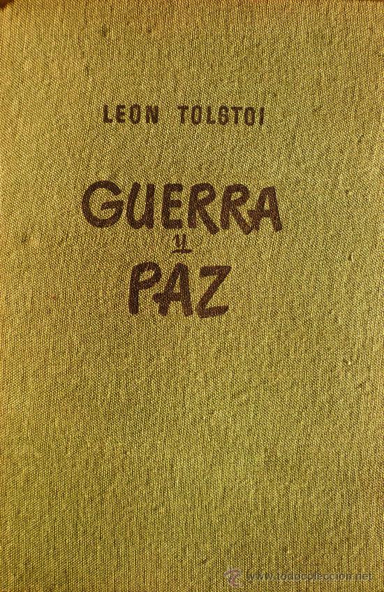 Libros: LEON TOLSTOI / GUERRA Y PAZ (D-256) - Foto 1