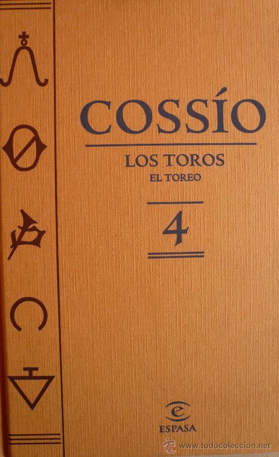 Libros: COSS&Iacute;O / LOS TOROS / EL TOREO (D-502) - Foto 1