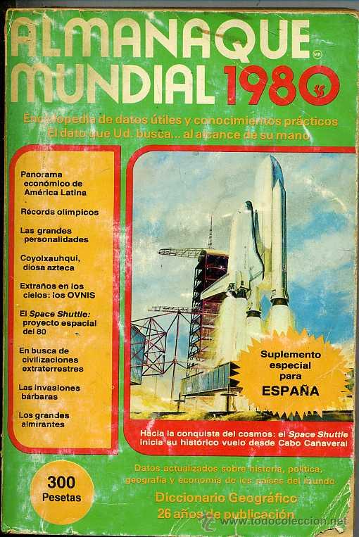 Libros: ALMANAQUE MUNDIAL 1980 - Foto 1