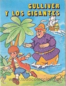 Libros: MINI LIBROS INFANTILES DE LOS A&Ntilde;OS 80 - GULLIVER Y LOS GIGANTES - Foto 1