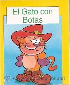 Libros: MINI LIBROS INFANTILES DE LOS A&Ntilde;OS 80 - EL GATO CON BOTAS - Foto 1