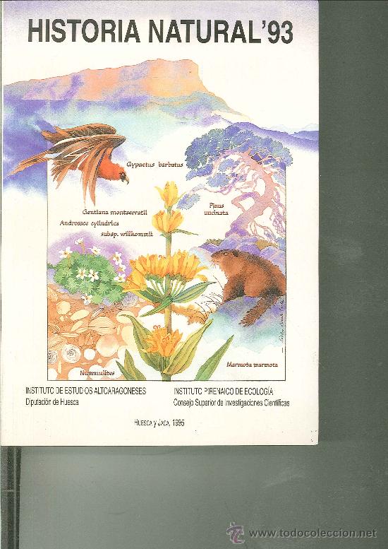 B&uuml;cher: HISTORIA NATURAL '93. ACTAS DE LA XI BIENAL DE LA REAL SOCIEDAD ESPA&Ntilde;OLA DE H&ordf; NATURAL.