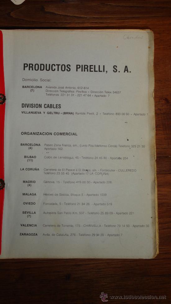 Libros: LIBRO REGLAMENTO ELECTROTECNICO PARA BAJA TENSION E INSTRUCCIONES COMPLEMENTARIAS DE PIRELLI - Foto 2