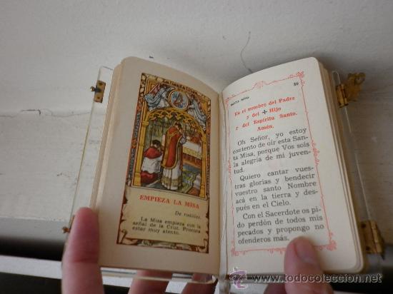 Libros: DEVOCIONARIO DE PRIMERA COMUNI&Oacute;N DIOS CONMIGO A&Ntilde;O 1950 - Foto 4