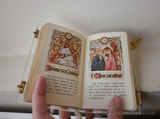 Libros: DEVOCIONARIO DE PRIMERA COMUNI&Oacute;N DIOS CONMIGO A&Ntilde;O 1950 - Foto 5